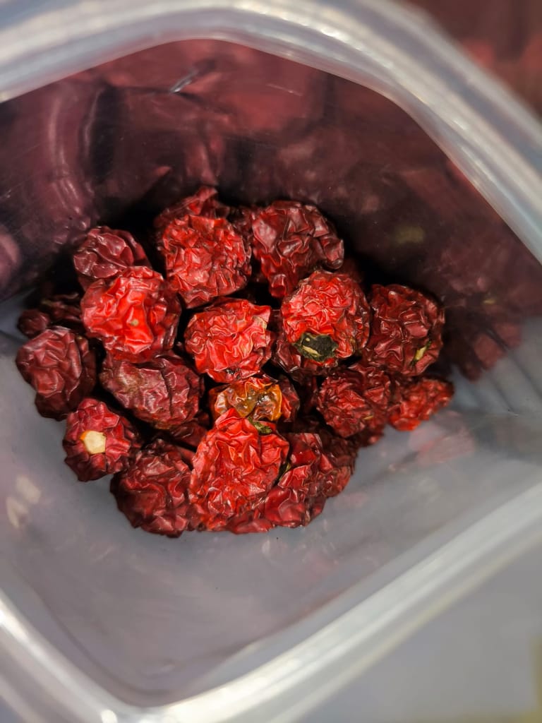 Dalle khursani smoke Dry Chilli view 2