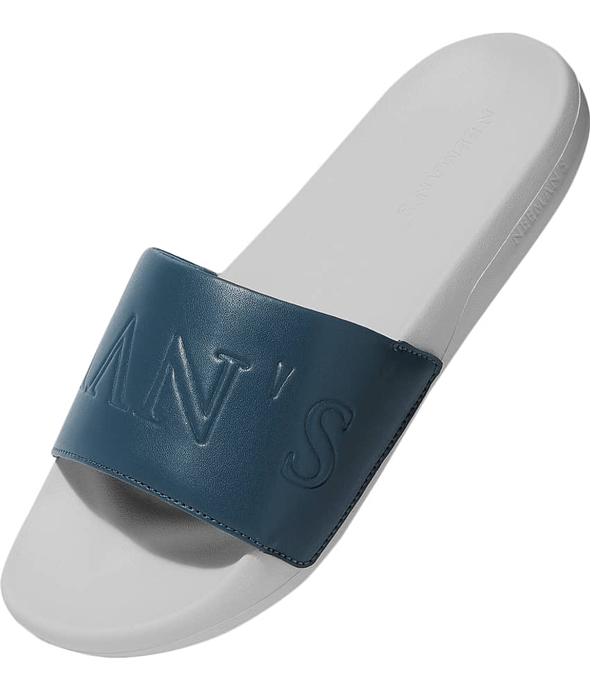 Neeman's Black Men's Slide Flip Flop view 2