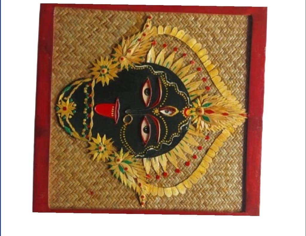 Maa Kali Bamboo Painting view 2