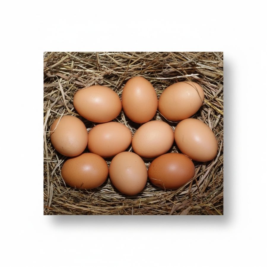 Fresh Brown Eggs - 100 gm - Single egg view 2
