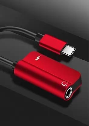 KDM 2IN1 AUDIO+CHARGER TYPE C TO TYPE C+3.5MM JACK WIRED TB-OT10 GAMING ADAPTER view 2