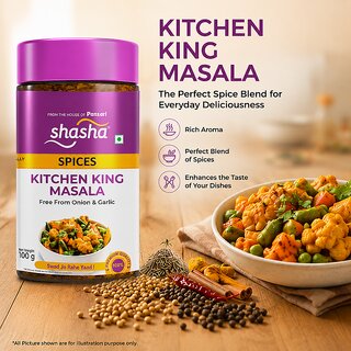 Shasha Kitchen King Masala - 100gm view 2