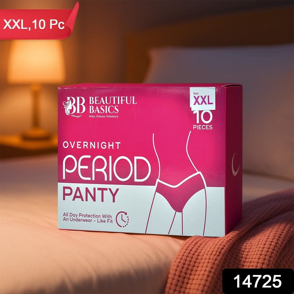 Beautiful Basics Overnight Period Panty XXL Size (10 Pc) view 2