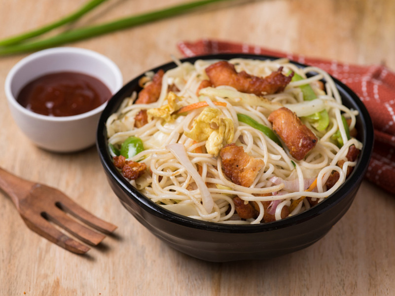 Chicken noodles
