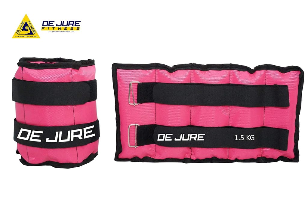 DE JURE FITNESS Ankle & Wrist Weight Set, Adjustable Strap view 2