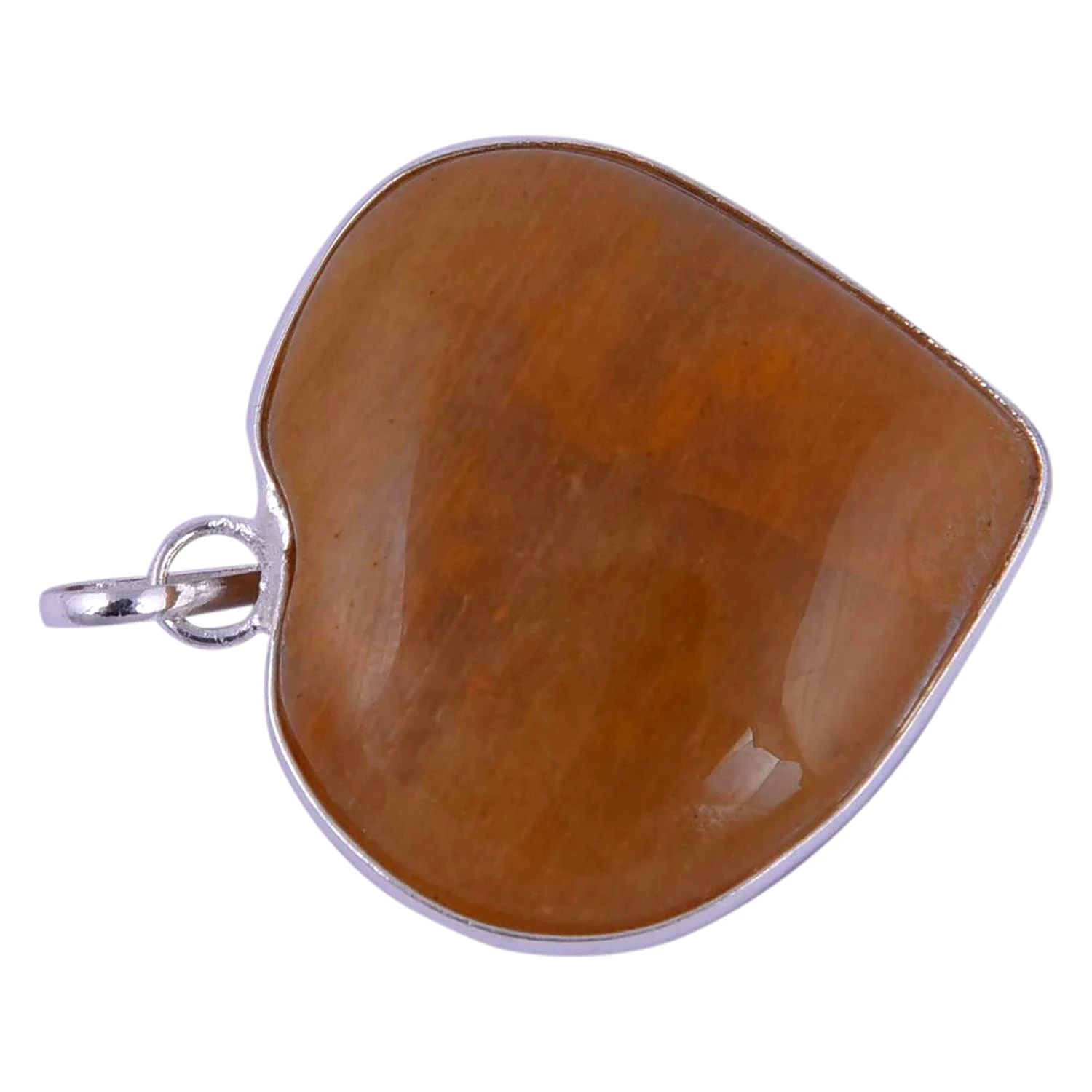 Red Aventurine Border Pendant with Om Sign for Reiki Healing and Crystal Healing,Traditional Astrological Pendant for Women and Mens | Lucky Charm Positive Vibes Energy(KI_50) by Krishna Impex view 2