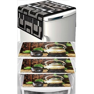 REVEXO Refrigerator Cover (Width: 20 cm, Multicolor) view 2