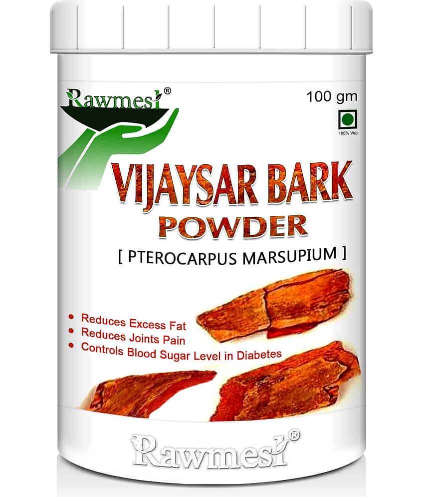 Rawmest Vijaysar Bark Powder 300 Gm Pack of 3 view 2