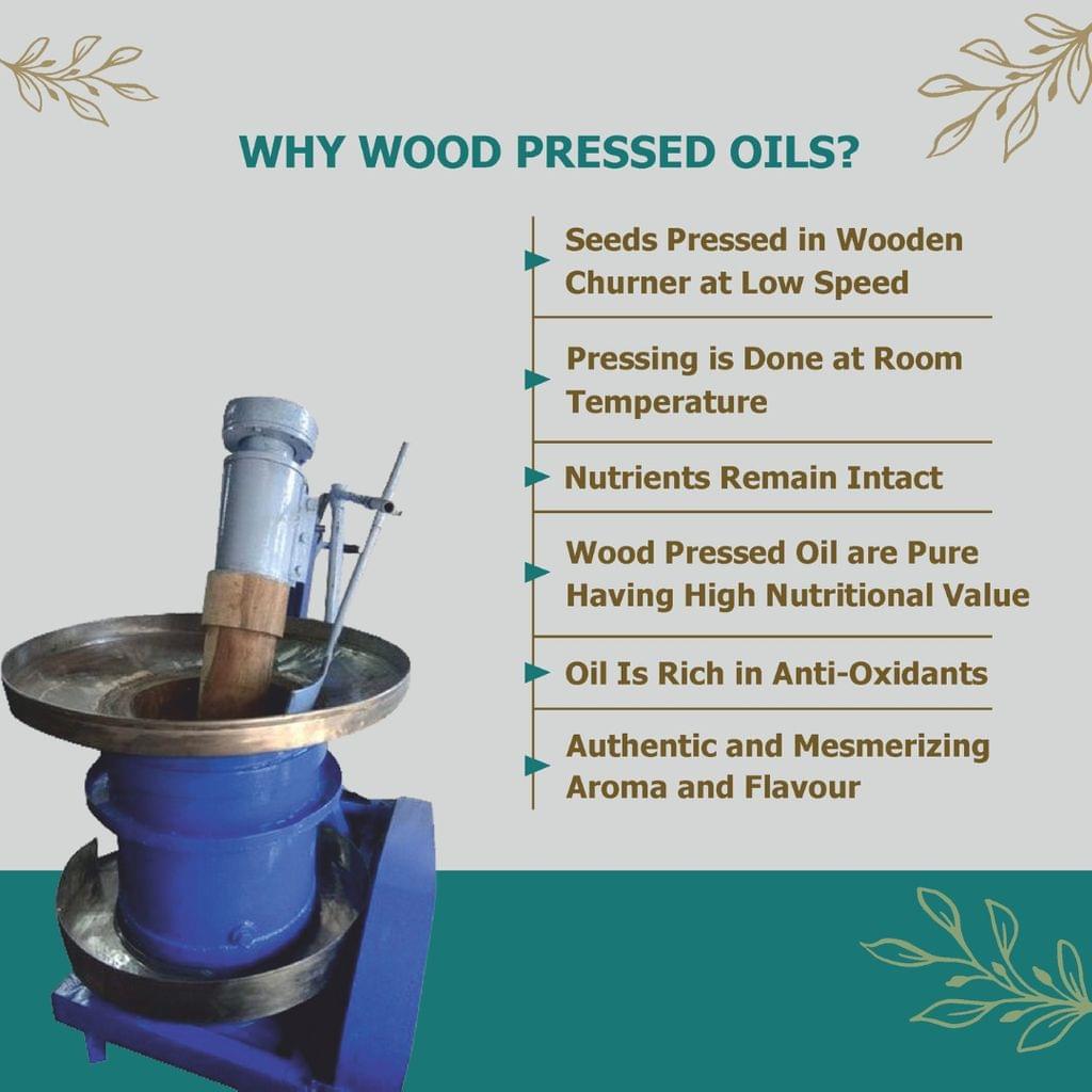 Wood Pressed Coconut Oil view 2