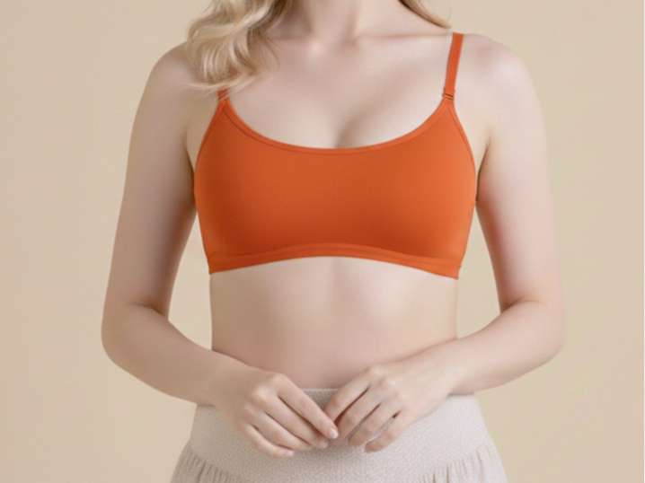 Stud & Gracy Sports/Daily Bra Non-Padded Orange - M - 32