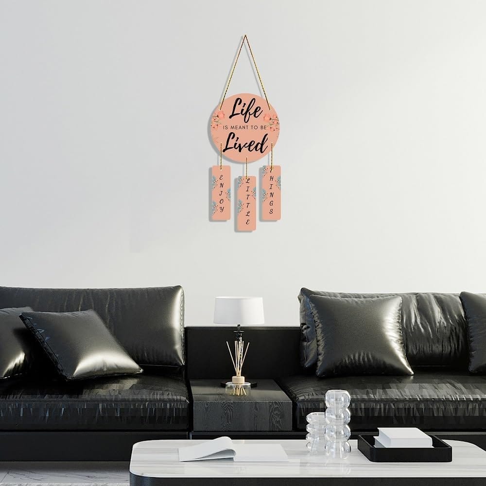 Charmor Life is meant to..Wall Hanging Decorative Items for Home | Gifts | Living Room | Modern Decor Items (WH4612) view 2