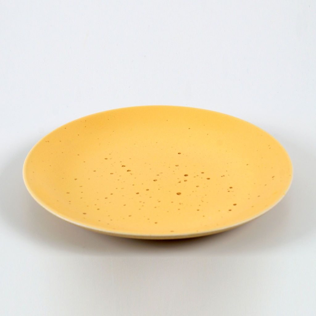 OONA FCLL HANDMADE CERAMIC DINNER PLATE YELLOW P 1016 view 2