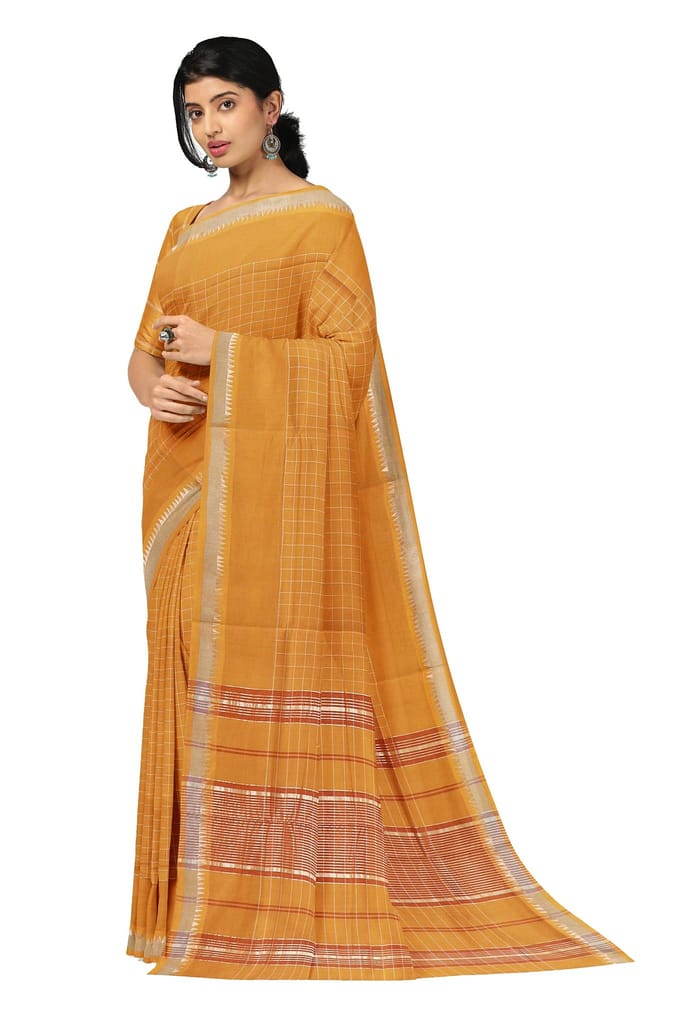 APCO Handloom (A Andhra Pradesh Govt Emporium)- Women's Traditional Pure Handloom Rajahmundry/Angara Cotton Saree | ACS0029 view 2