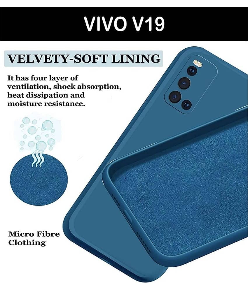 ZAMN - Plain Cases Compatible For Silicon Vivo V19 ( Pack of 1 ) view 2