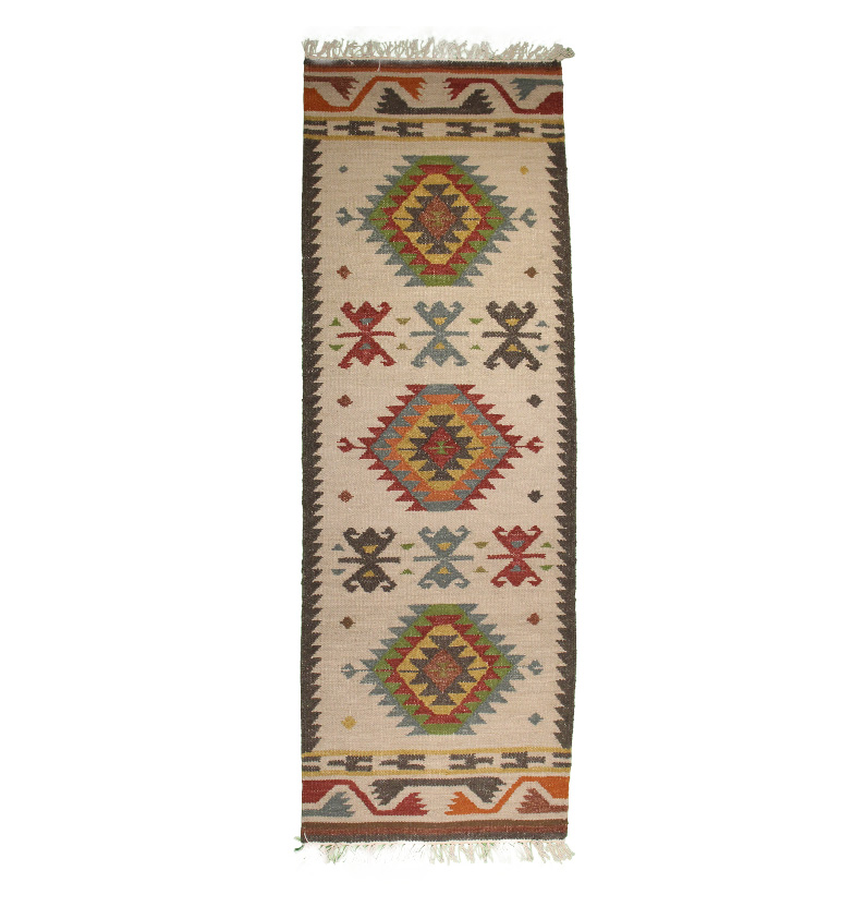 Handcrafted Wollen Panja Dari Floor Runner view 2