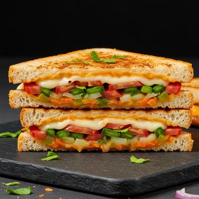 Grilled Cheese Veg Sandwich