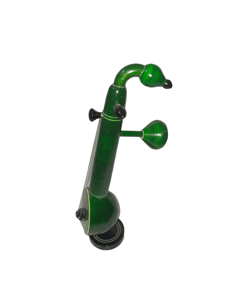 Green Wooden Veena view 2