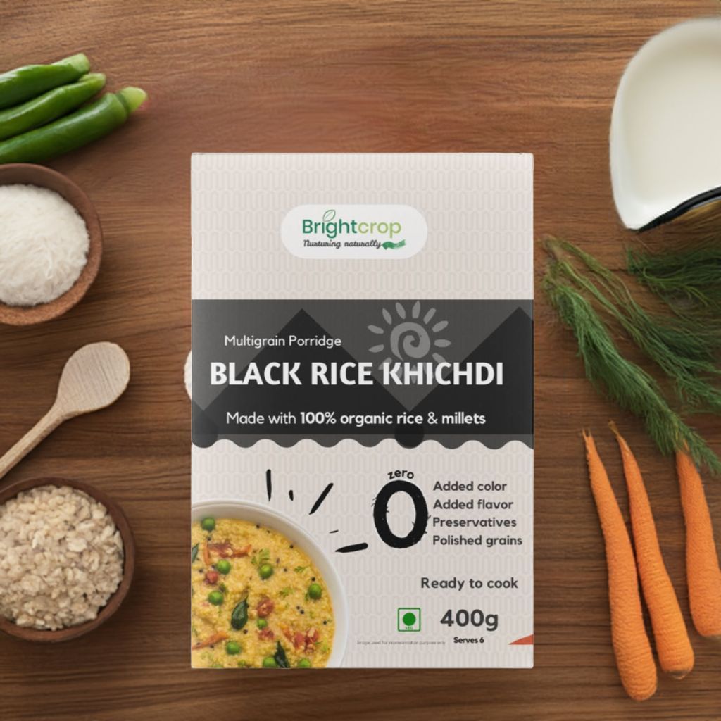 Black Rice Khichdi | Multigrain Porridge (400Gms Pack) view 2
