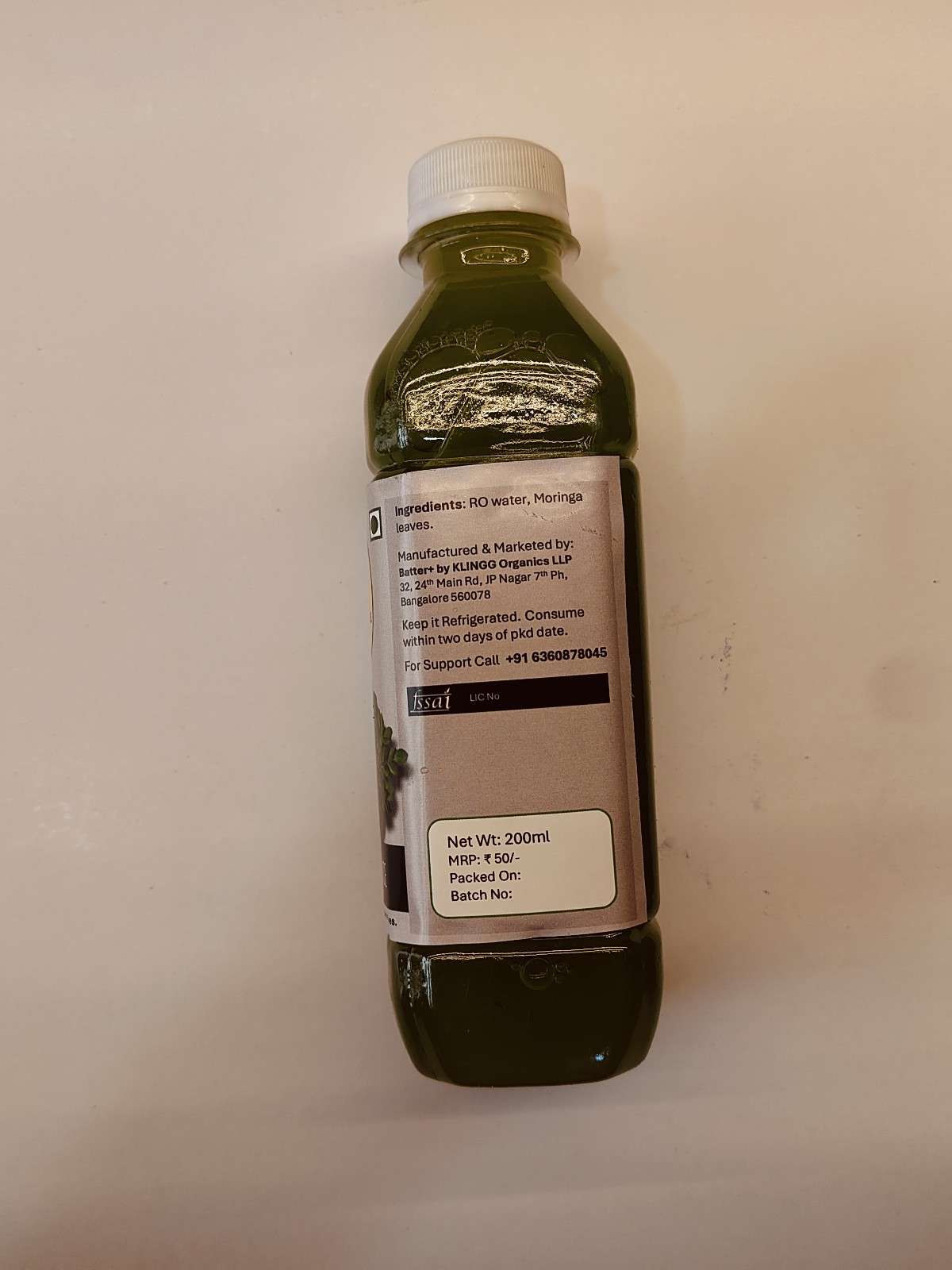Ruchira Fresh Moringa Leaves Juice 200 Ml view 2
