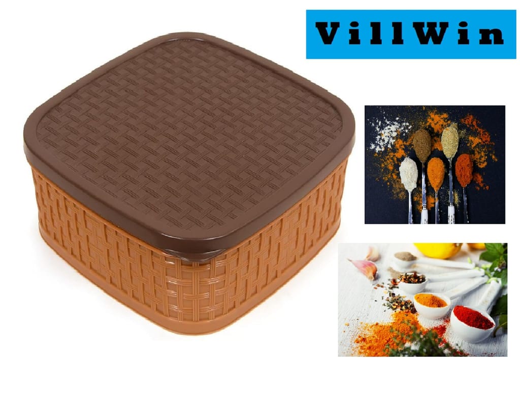 Square Masala Box view 2
