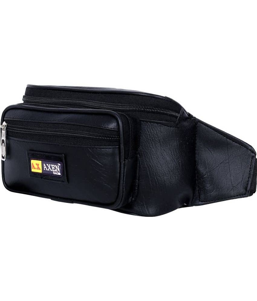 AXEN BAGS - Black Travel Kit Bag ( 1 Pc ) view 2