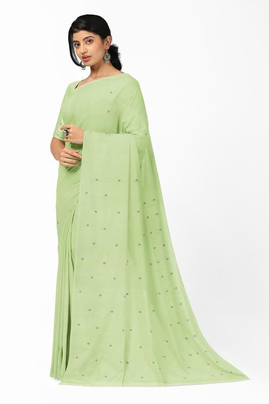 APCO Handloom - Women's Rahajmundry Pure Cotton Grey Handloom Saree (Angara Handloom Saree) 43 view 2