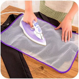 Ironing Pad Protective Insulation Scorch Mesh Cloth, Pressing Cloth for Easy Ironing (58cm x 40 cm)