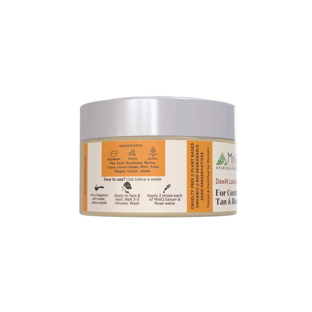MrilQ Dawn Face Loofah | Exfoliator & Scrub | De- Tan | Blackhead Removal | Whitehead Removal | All skin types view 2