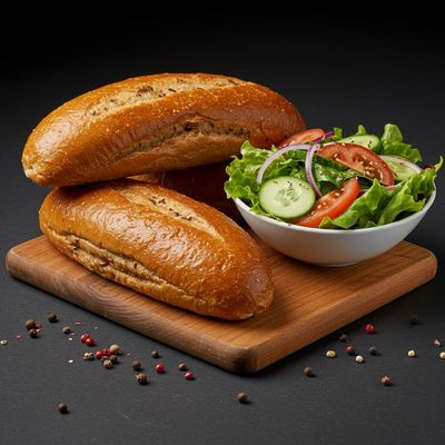 Samoli Regular (With Salad)
