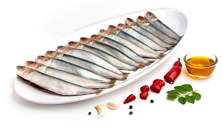 Sardine (Mathi) Whole Cleaned