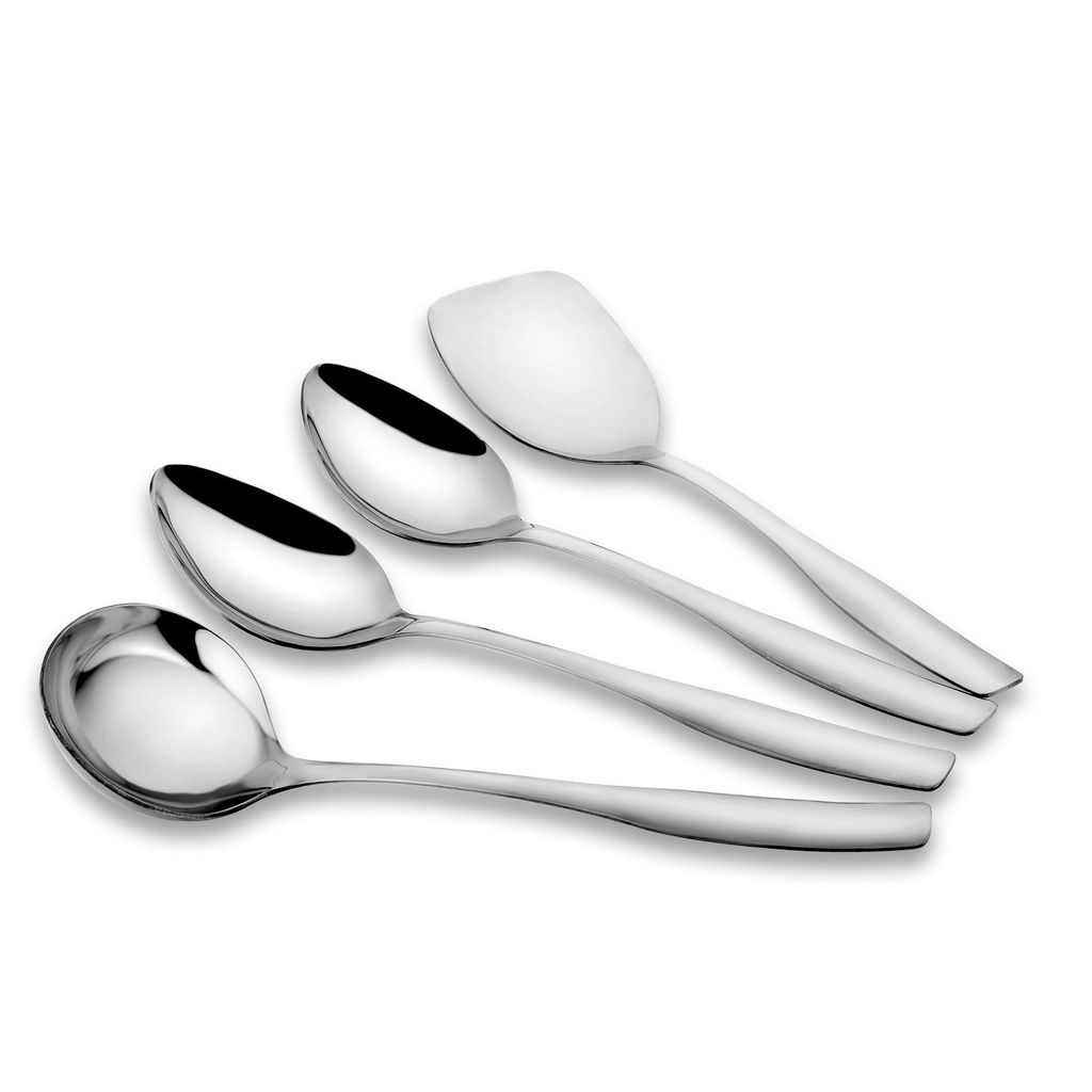 "Safari" Stainless Steel Serving Spoon(Set of 4 pcs) view 2