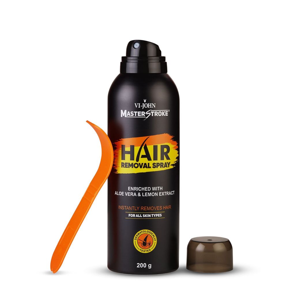VI-JOHN Master Stroke Painless Hair Removal Spray For Chest, Arms and Legs (Men & Women) Spray (400 g) view 2
