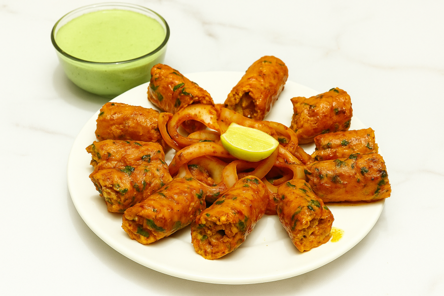 Chicken seekh kebab