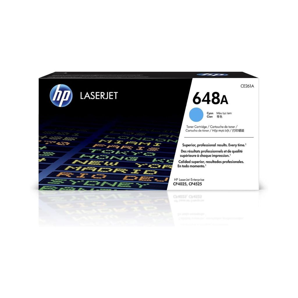 HP 648A Cyan Original LaserJet Toner Cartridge (CE261A) view 2
