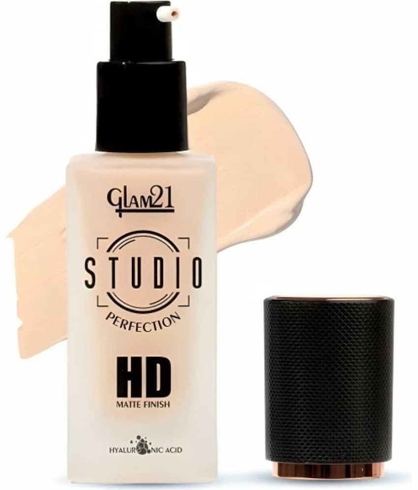 Glam21 Studio Perfection HD Matte Foundation Oil Control Long Stay Smudge & Waterproof 30ml Ivory-01 view 2