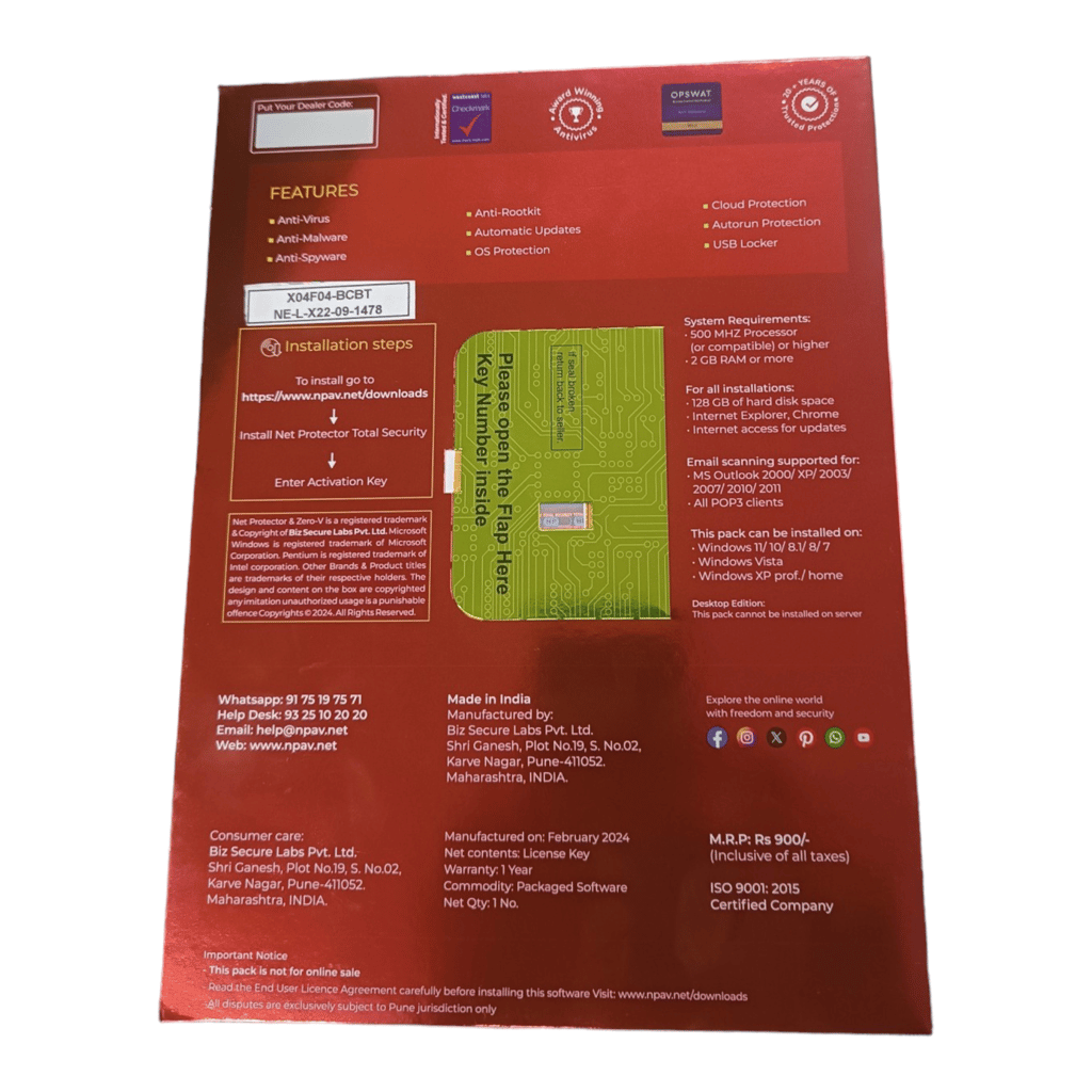 Secure Your Digital Life: Net Protector Antivirus Pro 2024 view 2