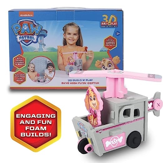 3D Build N' Play Paw Patrol Skye view 2