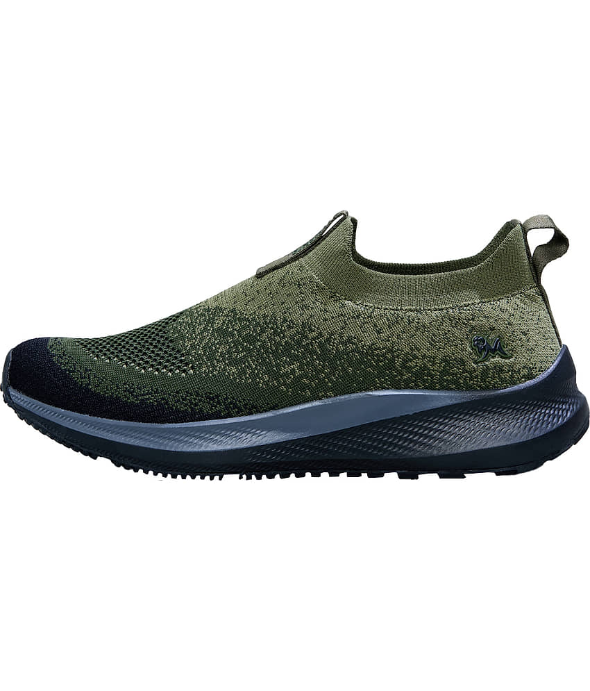 Neemans Olive Men's Slip-on Shoes view 2