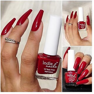 Nail Polish 12-Free Formula Quick Dry Long-Lasting Chip Resistant High Glossy Shine Vegan Made in India Nail Paint For Women 5ml (Fine Wine 5ml) view 2