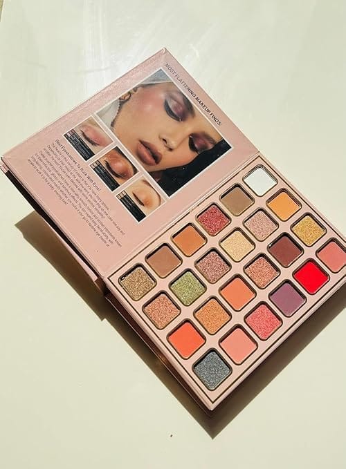 5in1 Book-Style Foldable Makeup Palette Set | Portable & Long-Lasting | Contour Blush Highlight Eyeshadow, Professional 48 Shades, Suitable for Multiple Skin Tones & Makeup Looks, Gift Idea All In One MakeupBook view 2