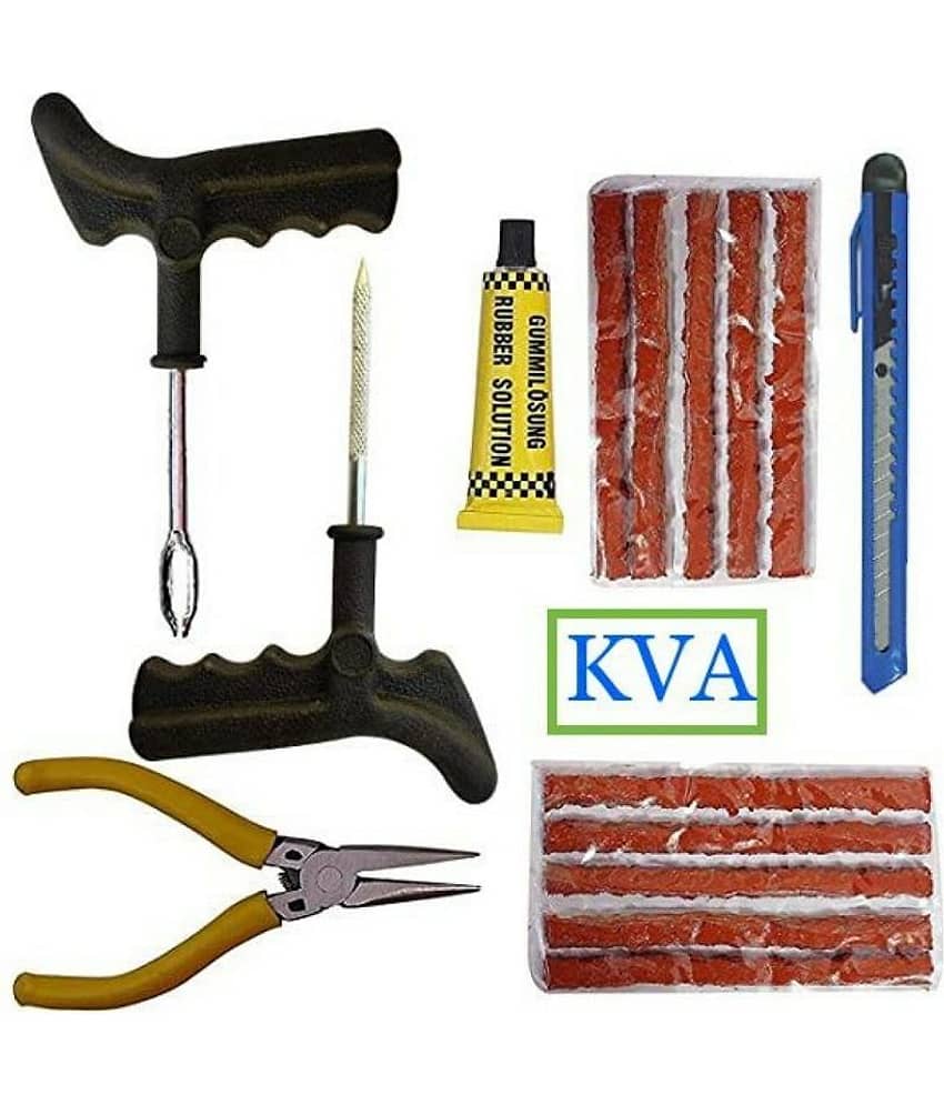 KVA Tubeless Tyre Puncture Repair Kit 5 - 10 Strips