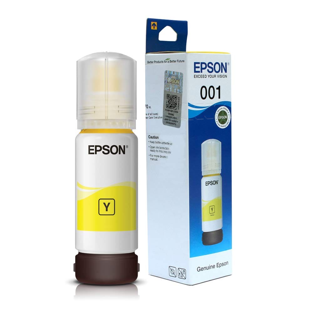 Epson 003 Yellow Ink Bottle 65 ml for EcoTank L1100 series / L1200 series / L3100 series / L3200 series / L5100 series / 5200 series printer view 2