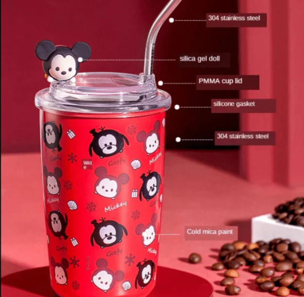 Stainless Steel Coffee Tumbler Insulated & Leak-Proof Travel Mug(450ml) | Kiddospedia view 2