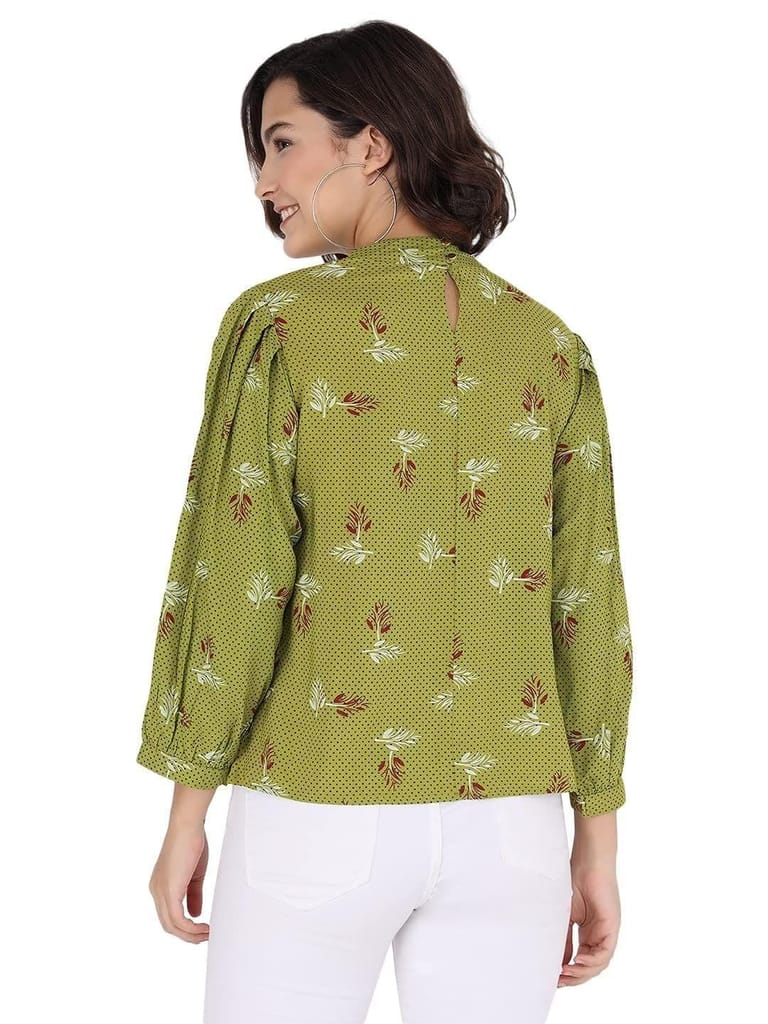 Kulfi Casual Printed Top for Women and Girls view 2