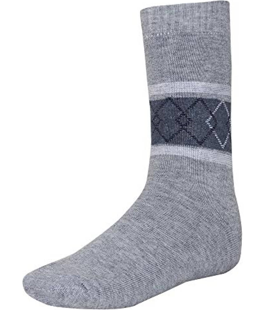 Creature Black Woolen Casual Mid Length Winter Socks Pack of 3 view 2