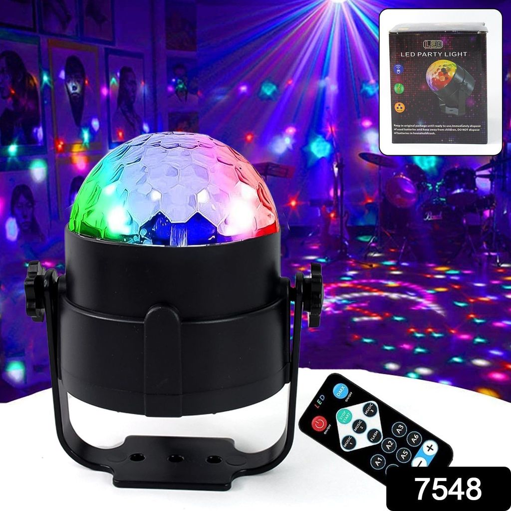 Party Lights, DJ Stage Light Disco Ball Light USB Charging Party Stage Lamp Party Light for Home Bar Car Wedding Holiday Party, Party Gift Kids Birthday view 2
