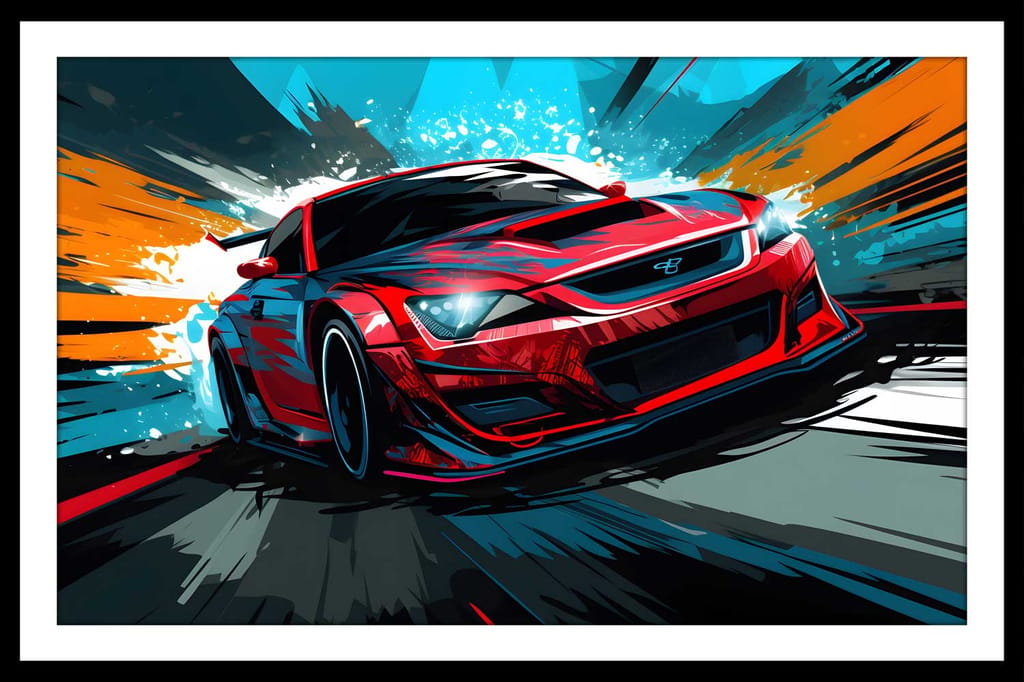 VELOCITY UNLEASHED 24in X 16in WITH BLACK FRAME view 2
