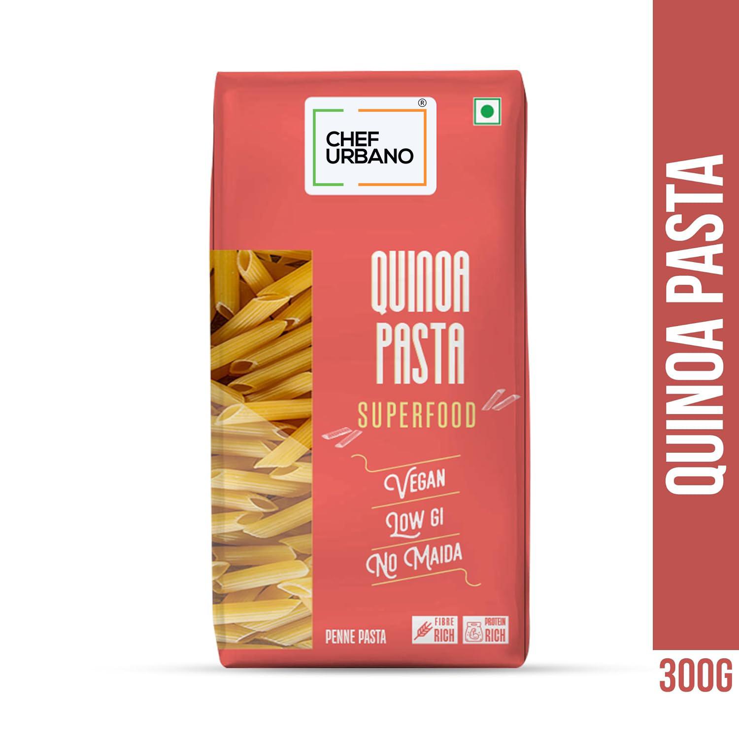 Chef Urbano Pasta Quinoa Penne Pouch 300 Gms view 2