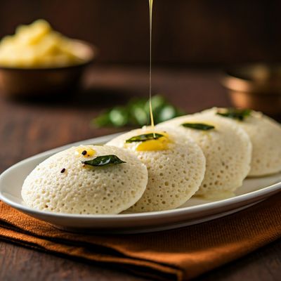 Ghee Pudi Idli (small) [3 Nos]