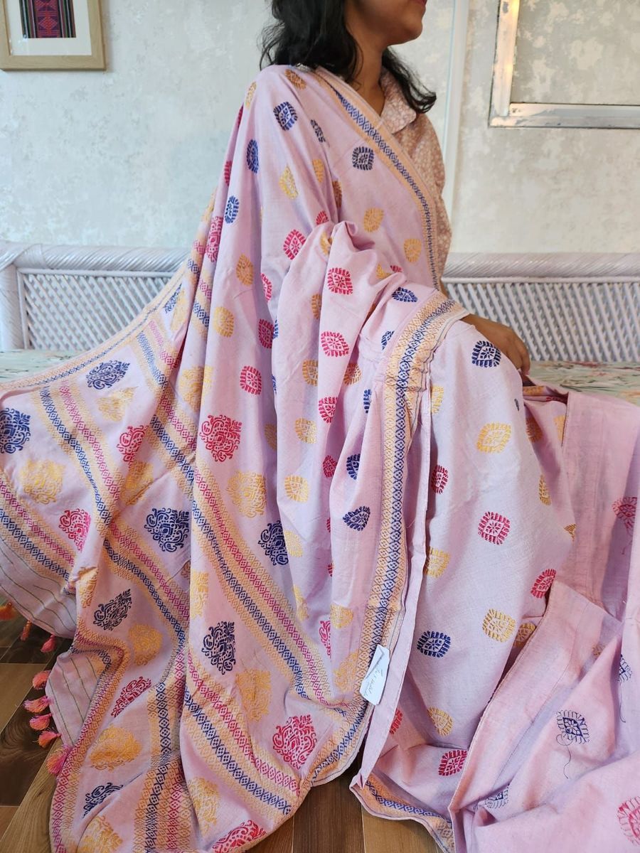 Eri Silk/Ahimsa Silk Saree view 2